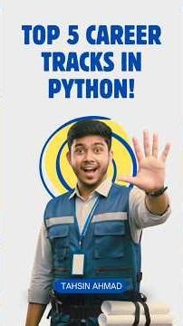 Top 5 career tracks in Python on 2026 #programming #python
