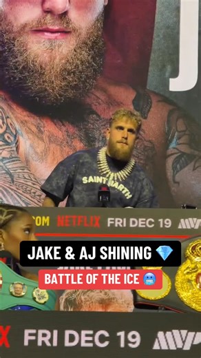 ALL THE SMOKE Boxing on Instagram: "Before they settle it in the ring, they started the battle of the chains 👀 #PaulJoshua"