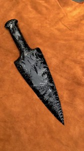I made one of the biggest obsidian daggers ever! It’s for a repeat customer. I hope he likes it!