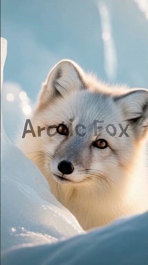 Secrets of the Arctic Fox: How They Thrive in -50°C! ❄️#shorts