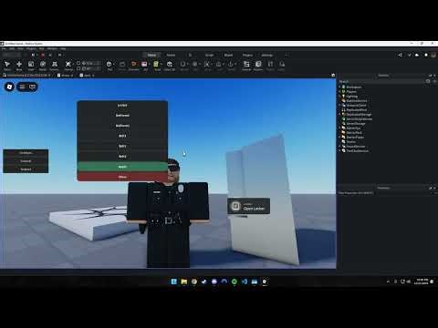 Locker / Uniform System (GUI + ProximityPrompt, R6 Ready) | ROBLOX