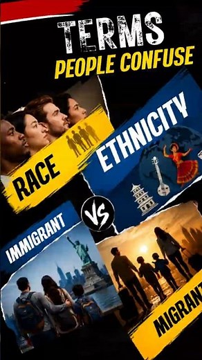 I'm Sure You Don't Know This Difference ? Race Vs Ethnicity #shorts