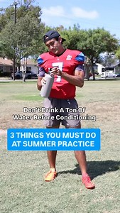 3 THINGS YOU MUST DO AT SUMMER PRACTICE | First Down Training