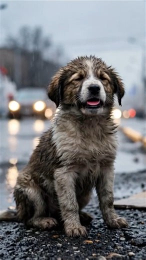 Hungry Puppy Story That Will Make You Cry 🐶❤️ #shorts”