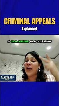 Criminal Appeal Explained in Minutes | Clear Guide for Law Students