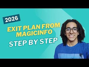 Your Step by Step Digital Signage Exit Plan from MagicINFO