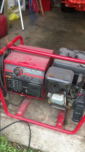 Lincoln Electric Power Arc 4000 Generator: Testing to see if we got power!