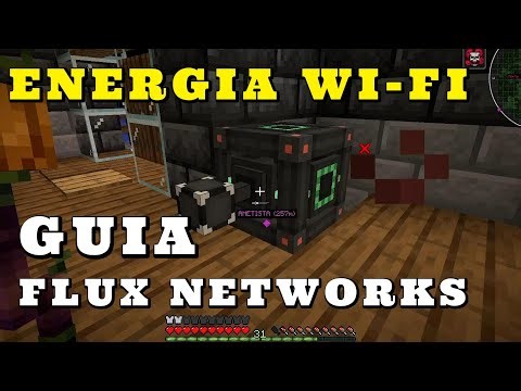 Minecraft Flux networks: how to create a flux and use Wi-Fi power.