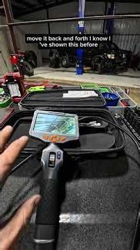 another use for an inspection camera! #automotive #fypシ #tools #teslong #camera #explorepage