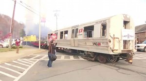 9/11 PATH Train Arrives at the Kingston Trolley Museum