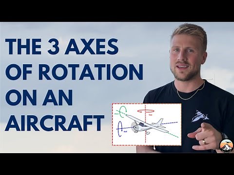 Fundamentals of Aerodynamics - 3 Axes of Rotation on an Aircraft - For Student Pilots