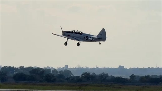 AIRPLANE BUZZ: Todd Berdit got a ride in an 83 yr old PT-19 WWII trainer with open cockpit. It was part of the Air Force birthday celebration out at Woodring yesterday. | Enid Buzz