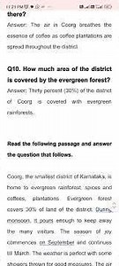 English Assignment class 10 COORG