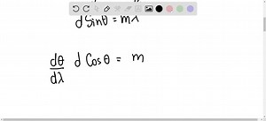 SOLVED:101 ssm Show that the dispersion of a grating is D=(tanθ) / λ.