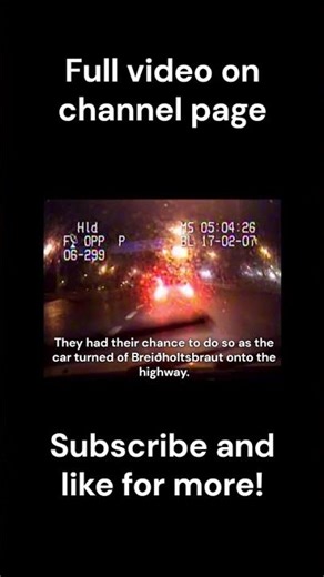 Police chase in rain - Iceland 2007 #carchase #police