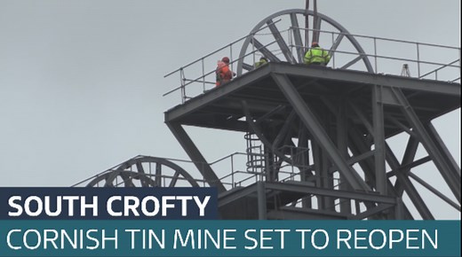 South Crofty tin mine in Cornwall set to reopen after huge cash injection - Latest From ITV News
