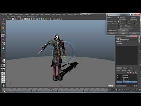 Maya BonusTools - Mirror Animation