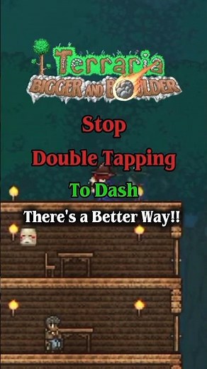Terraria Mobile Dash Button (NEW UPDATE!) No More Double Tap! #shorts #newupdate