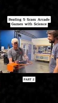 Beating 5 scam arcade games with science . credits to mark rober