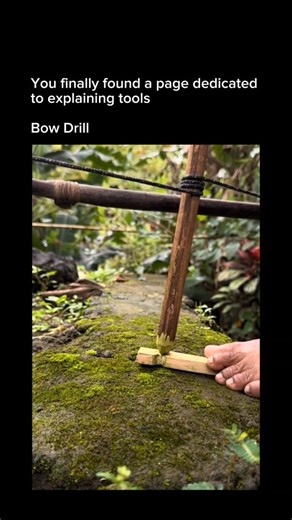 Explaining Tools | This is not just a tool; it's a fire-starting revolution in your hands. 🔥 The bow drill is the original power tool, using pure physics to... | Instagram