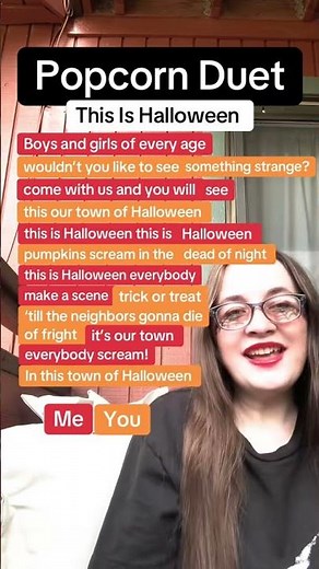 POPCORN DUET CHALLENGE THIS IS HALLOWEEN 👻 #popcornduet #shorts