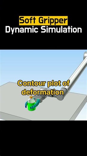 Dynamic Simulation of Soft Gripper