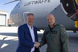 31K views · 603 reactions | Stronger Together 欄 - With the German Air Force, we have developed a programme to increase availability of their #A400M fleet. Hear what German Air Chief GenLt. Ingo Gerhartz and our CEO Michael Schoellhorn have to say about this joint effort. #StrongerTogether #TeamLuftwaffe #TeamAirbus #DefenceMatters #DefenceIndustry | Airbus Defence | Facebook