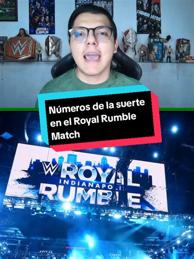 Los números de la suerte en el Royal Rumble Match #WWE #RoyalRumble #lucha #wrestling #fyp