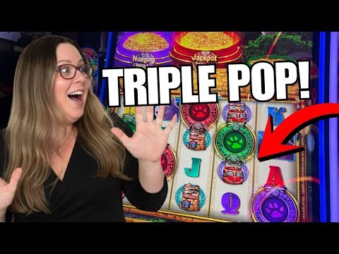 This NEW Wolf Run Wild Moon Slot Went CRAZY -- Triple Pop Bonus!