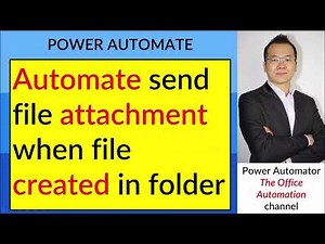 Automate e-mail file attachment when file is created using Power Automate /Microsoft Flow (with fix)