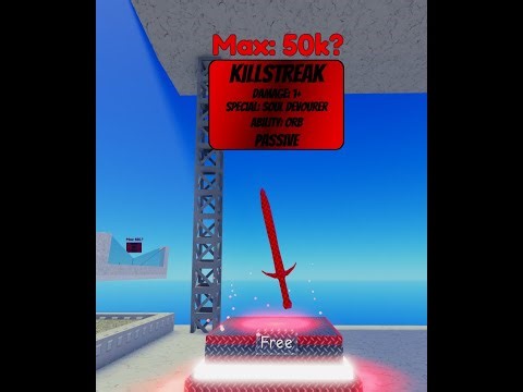 Kill streak sword showcase!! (Killstreak Sword Fighting Arena)