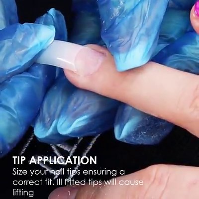 7.7K views · 118 reactions | See how fast and easy it is to create a gel enhancement using a nail tip and our new builder base. | The Manicure Company | Facebook