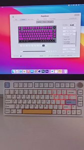 NJ80-AP Wireless Mechanical Keyboard with Knob Bluetooth 5.0/2.4G/Wired Connection 75% Hot Swappable Custom RGB Programmable Gaming Keyboard with PBT Keycap for Win Mac