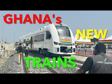 Ghana's New Trains: Inside the Modern Tema-Mpakadan Railway Line!