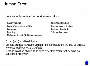 Error Proofing (poka Yoke) Techniques and FMEA - Etsy Australia