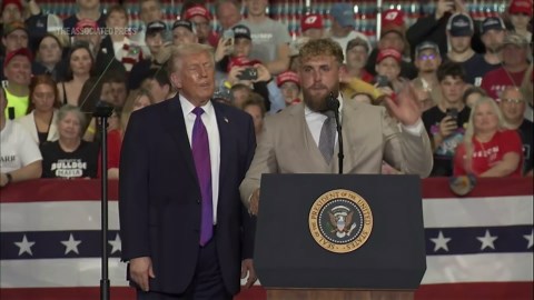 YouTuber Jake Paul joins Trump in Kentucky midterm rally