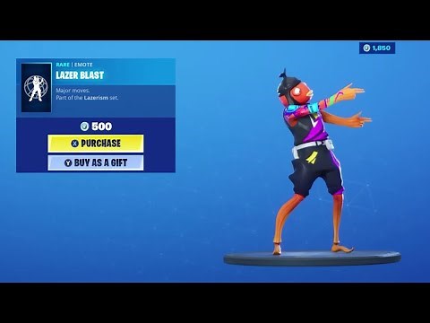 *NEW* LAZER BLAST EMOTE IN FORTNITE! (Major Lazer Signature Dance)