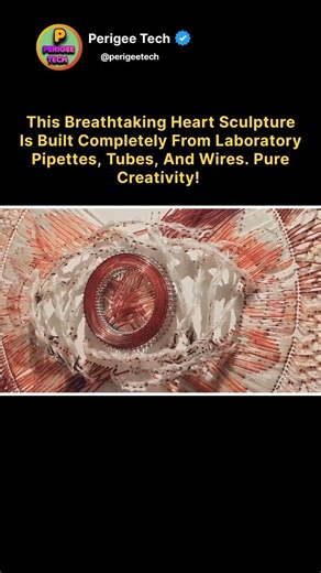 This Human Heart Is Made From Lab Equipment 😳❤️