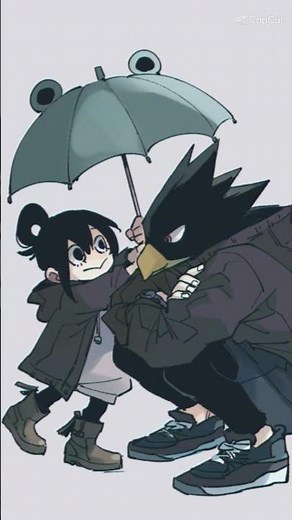 Tsuyu x Tokoyami / MHA / original