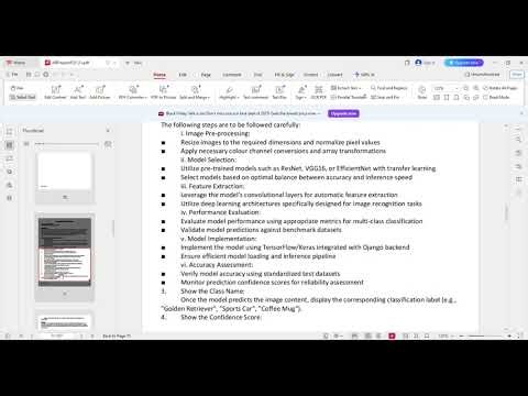 Image Classification Web Application | cs619 final year project | vu