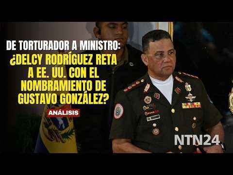 Is Delcy Rodríguez challenging the US by appointing Gustavo González as Minister of Defense?