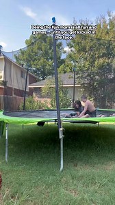 310K views · 8.6K reactions | I spent 2 hours on a trampoline with 3 boys & I got kicked in the face and had WWE moves done on me. I AM DONE FOR THE DAY. #momsover30 #funmom #reelschallenge #reelsfacebook #reelsviralシ #reelsviralシfb | Ashlay soto | Facebook