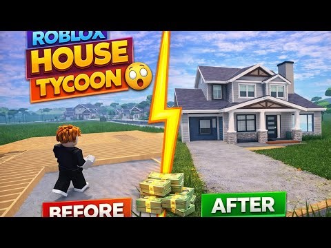 Roblox House Tycoon Gameplay | First House Build Ever!