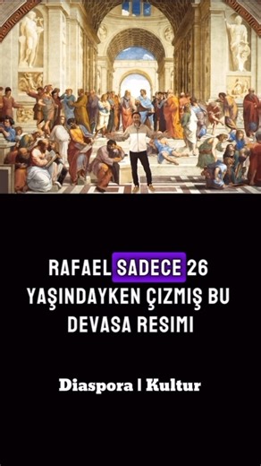 Diaspora | Kultur on Instagram: "Raffaello Sanzio, 1483 Urbino, İtalya Resim: Scuola di Atene(Atina Okulu) Vatikan’da Stanza della Segnatura’da bulunmaktadır."