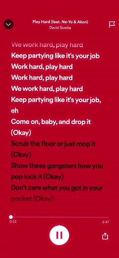 Work Hard Play Hard - Lyrics Video
