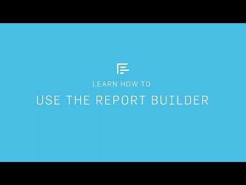 Intro to Reports - Report Builder