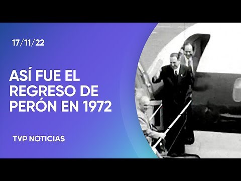 Cómo fue el retorno de Perón tras su exilio