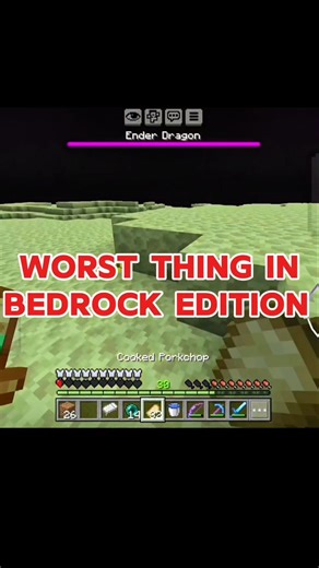 Bedrock Edition 🤡 | Please fix #minecraft #bedrockedition #shorts #minecraftshorts #mojang #ytshorts