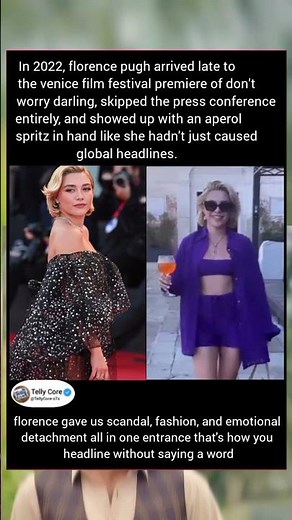 Florence Pugh’s Iconic “No Words” Entrance at the Venice Film Festival Broke the Internet
