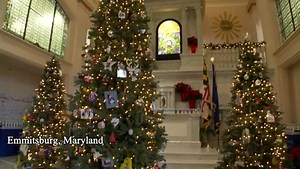 36K views · 668 reactions | Yesterday in Emmitsburg - the lighting of the NFFF Christmas tree with fire service survivors & many friends in attendance. Since 2003, to honor their firefighters, survivors have made personal ornaments to hang on the trees in the chapel. This year, a new tradition was added with a wreath-laying at the National Fallen Firefighters Memorial. | National Fallen Firefighters Foundation | Facebook